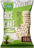 كيك الأرز - التفاح والقرفةاورجانيك نيشن