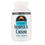 كبسولات الانوسيتول ناتشولرز سورس 100 كبسول Insitol&Choline Naturals Source