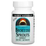 كبسولات البروكلىSource Naturals – Broccoli Sprouts Extract 250mg 60 tab
