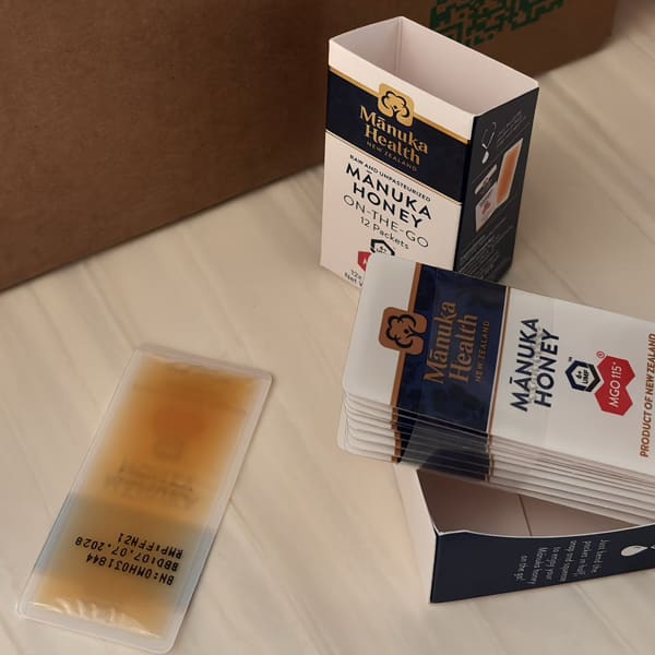 عسل مانوكا 1 ظرف تركيز Manuka Honey On-The-Go Manuka Health تركيز 115 - الصورة 2